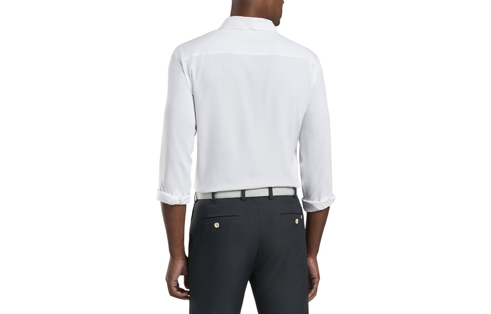 Crown Sport Rivers Performance Sport Shirt-White