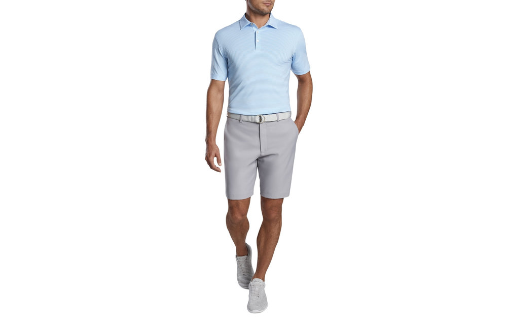 Hales Performance Polo - Wave Break Blue