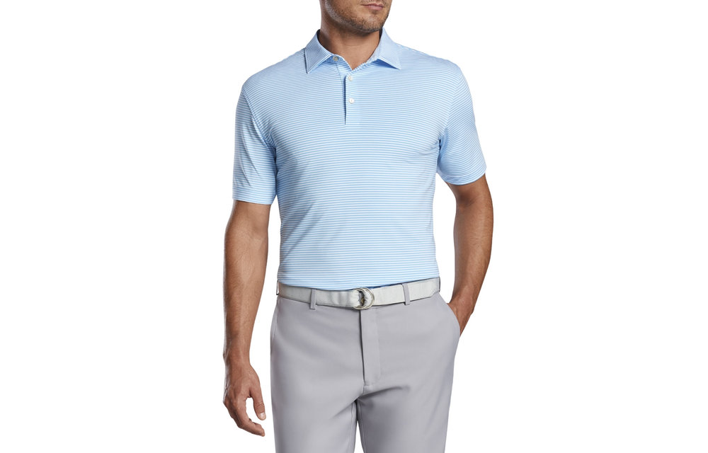 Hales Performance Polo - Wave Break Blue