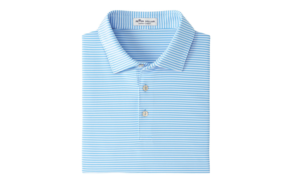 Hales Performance Polo - Wave Break Blue