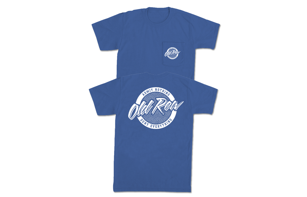 Old Row Tailgate Short Sleeve T-Shirt - Blue
