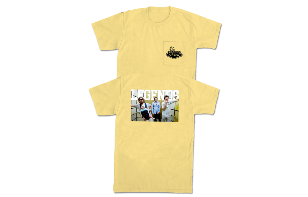 Three Best Friends Short Sleeve T-Shirt - Yellow
