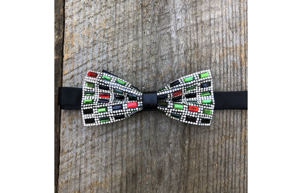 Fancy Red/Green Bow Tie SBT-32