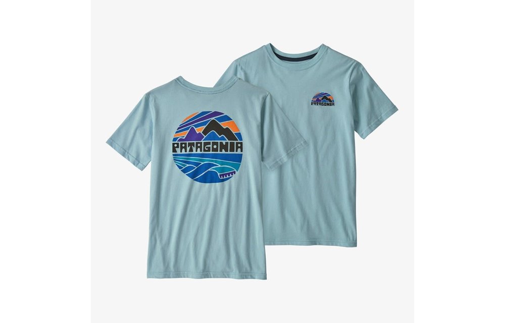 Boys Graphic T-Shirt Fitz Roy Rights: Big Sky Blue