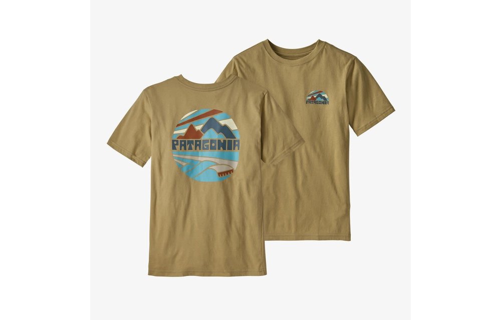 Boys Graphic T-Shirt Fitz Roy Rights: Moray Khaki