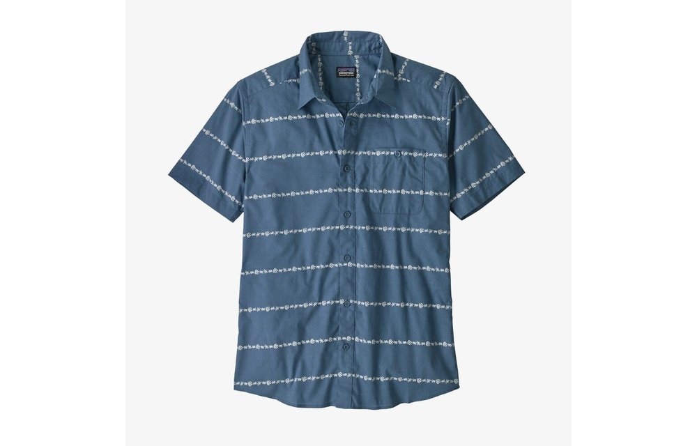 Go To Short Sleeve Button Down - Pigeon Blue