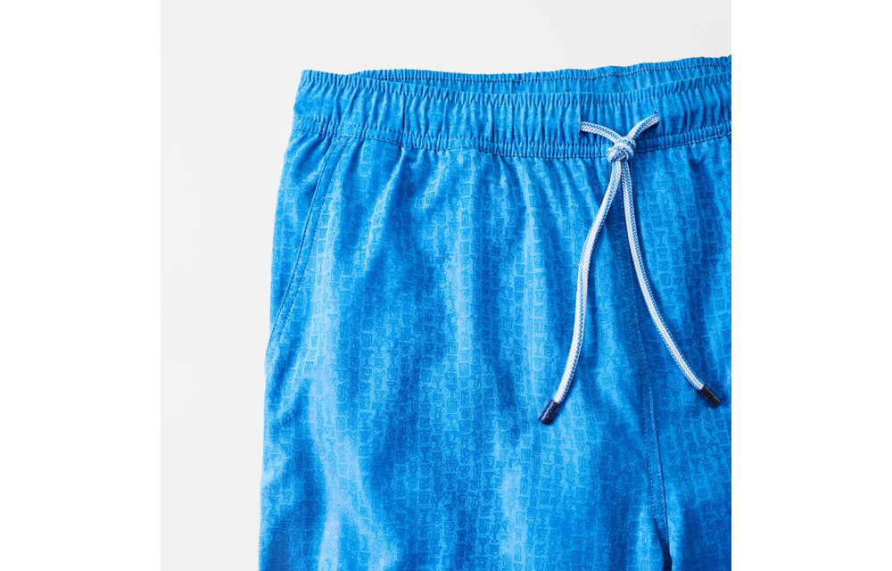 Magic Print Cocktails Swim Trunk MS21P12-Coastal Blue