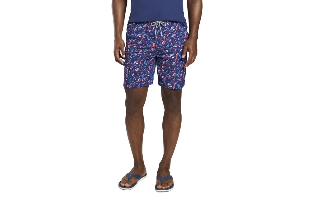 Recipe For Disaster Swim Trunk MS21P00-Atlantic Blue