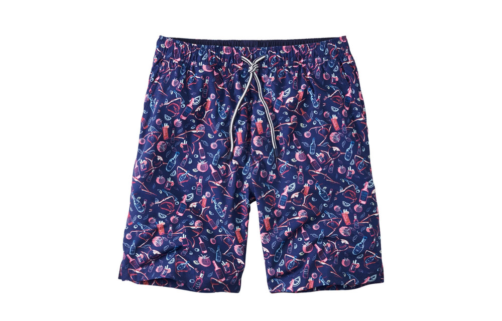 Recipe For Disaster Swim Trunk MS21P00-Atlantic Blue