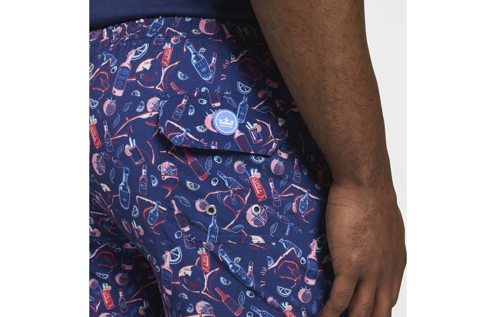 Recipe For Disaster Swim Trunk MS21P00-Atlantic Blue