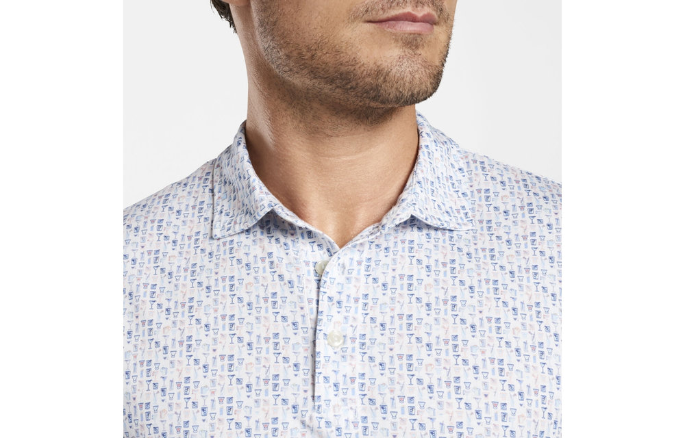 San Bar Aqua Cotton Polo