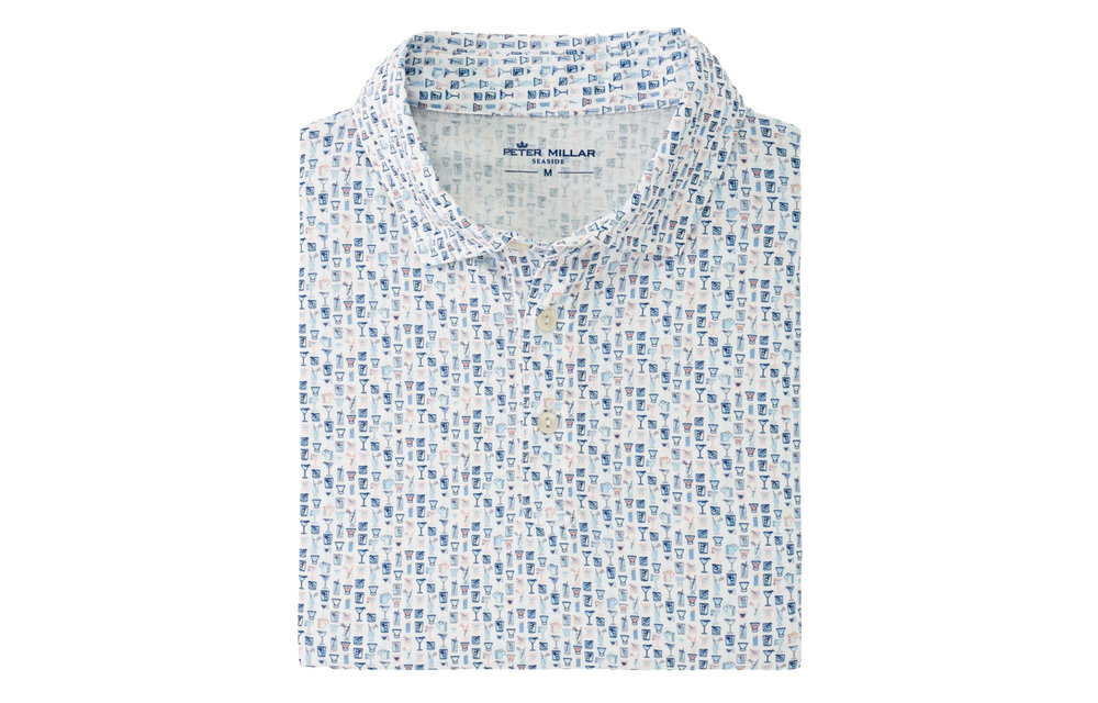 San Bar Aqua Cotton Polo