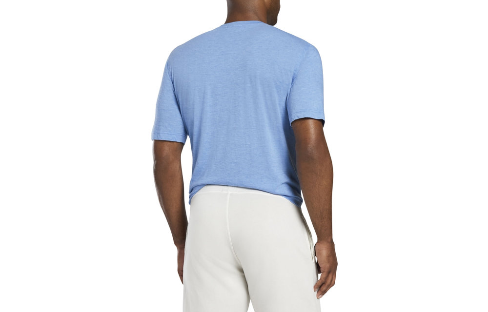Summer Soft Pocket Tee-Coastal Blue