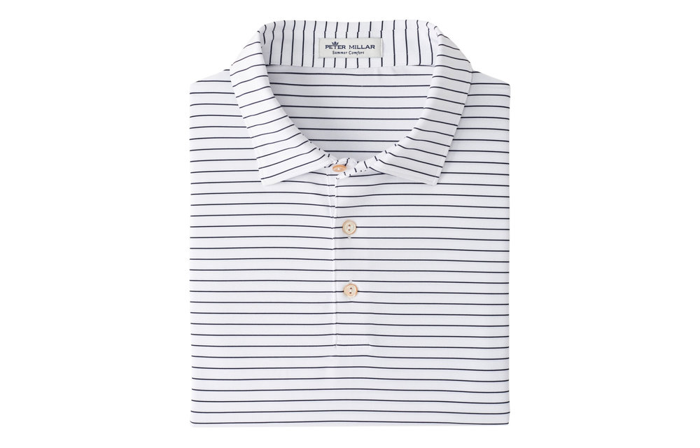 Crafty Performance Polo - White/Navy