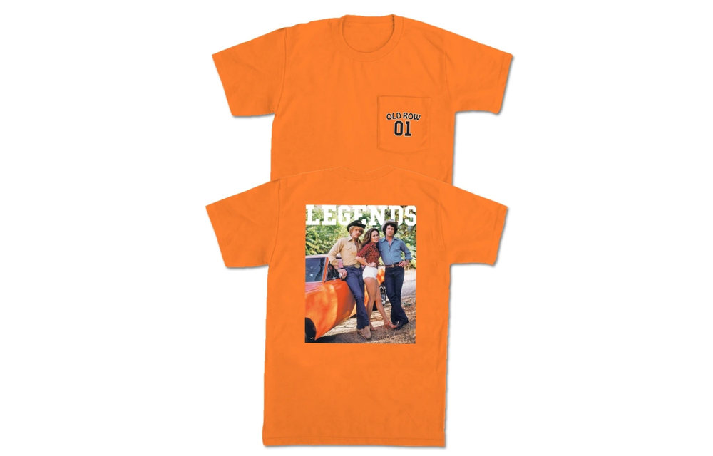 Hazzard County Short Sleeve T-Shirt - Orange