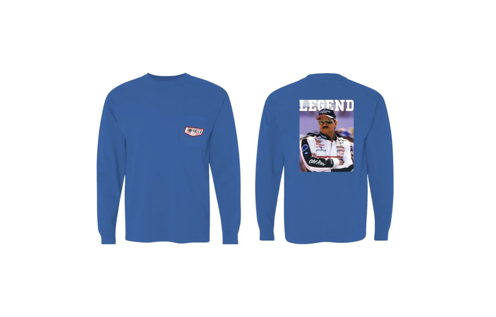 The Dale Long Sleeve T-Shirt- Blue