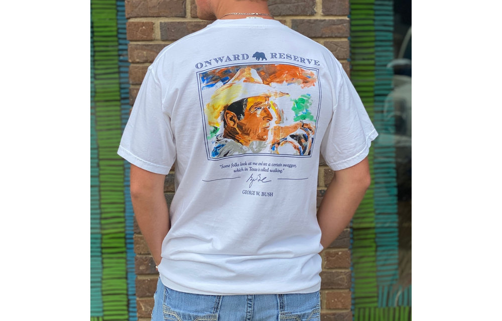 George W. Bush Short Sleeve T-Shirt (Patrick Lewis)-White