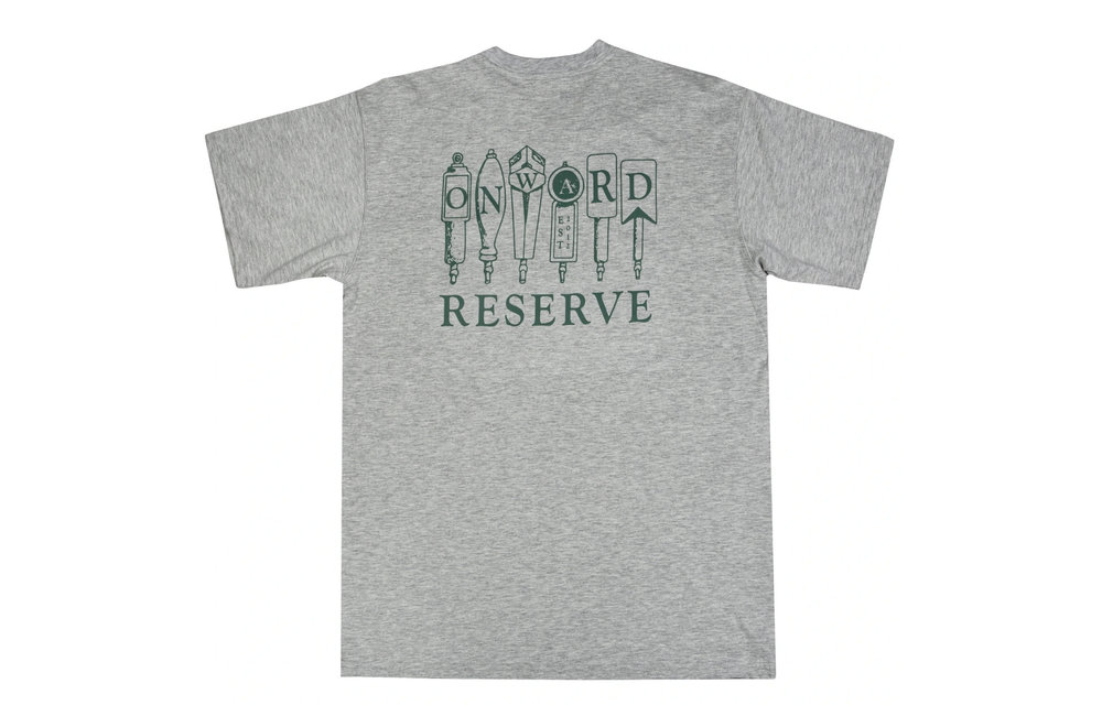 Onward On Tap Short Sleeve T-Shirt-Heather Grey