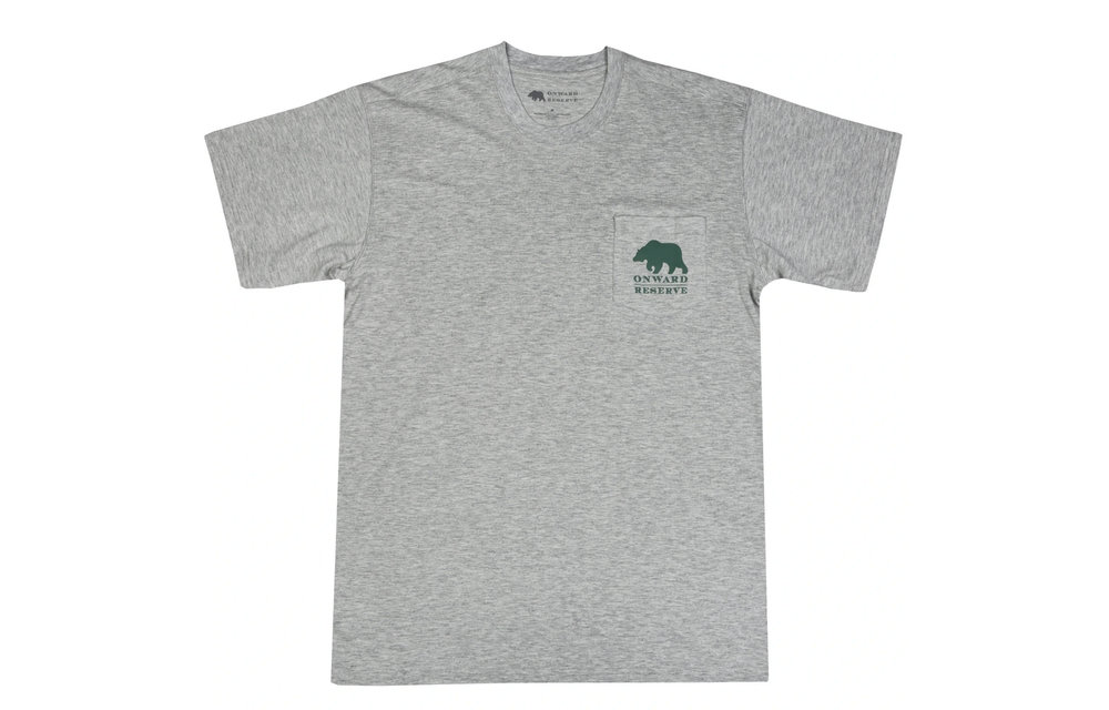 Onward On Tap Short Sleeve T-Shirt-Heather Grey