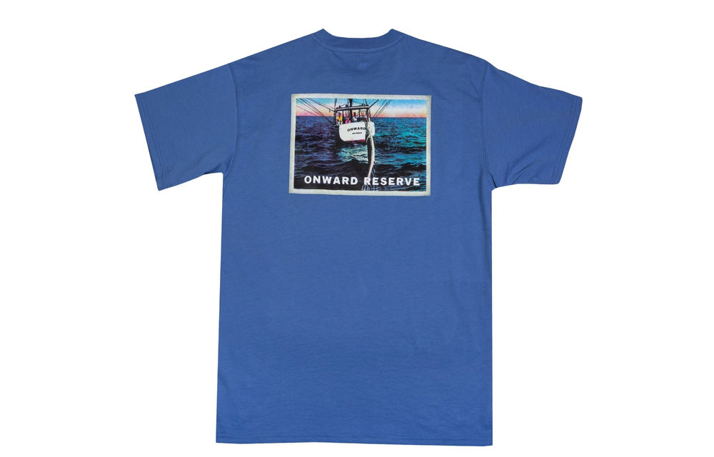 Gone Fishing Short Sleeve T-Shirt-Heather Delft