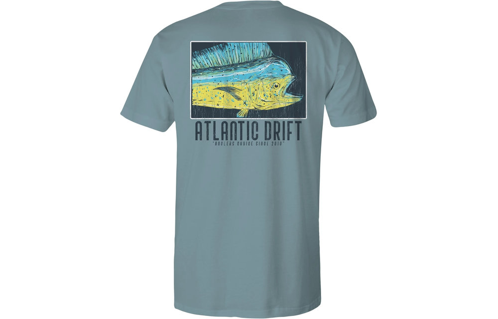 Mahi Mahi Short Sleeve T-Shirt - Grey
