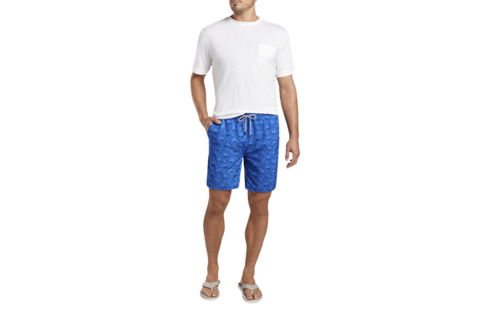 Skipper Skulls Swim Trunk MS21P15 Blue River