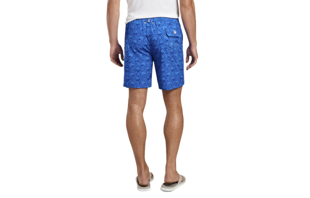 Skipper Skulls Swim Trunk MS21P15 Blue River