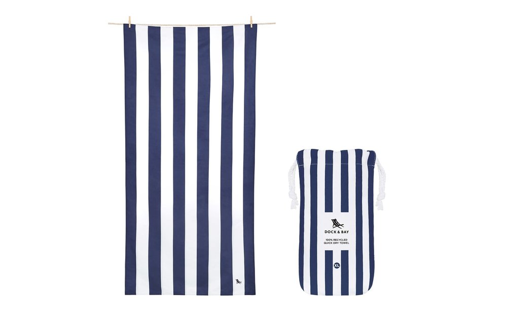 Quick Dry Towels - Patterned - Extra Large (78x35") / Whitsunday Blue