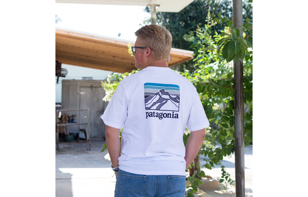 Line Logo Ridge Pocket Responsibili-Tee-White 38511