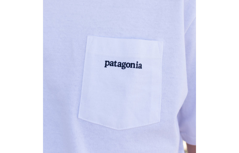 Line Logo Ridge Pocket Responsibili-Tee-White 38511