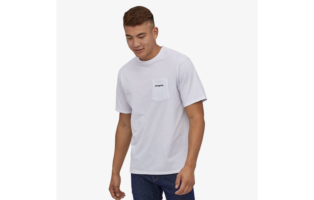 Line Logo Ridge Pocket Responsibili-Tee-White 38511