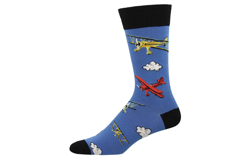 FLYIN BI Socks- BLUE FOG