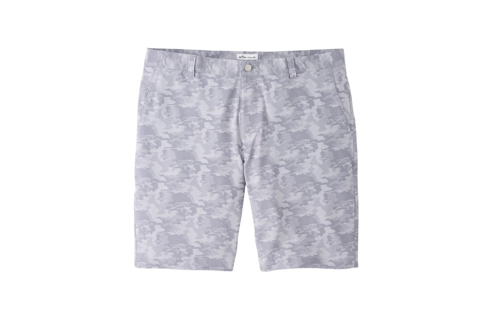 Shackleford Camo Performance Hybrid Short - Gale Grey