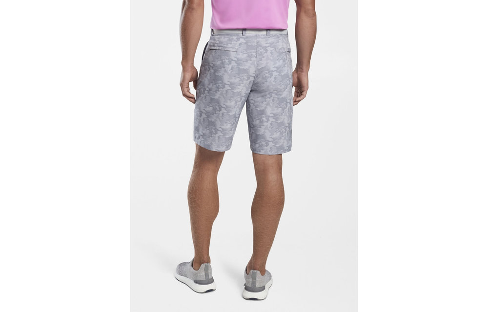 Shackleford Camo Performance Hybrid Short - Gale Grey