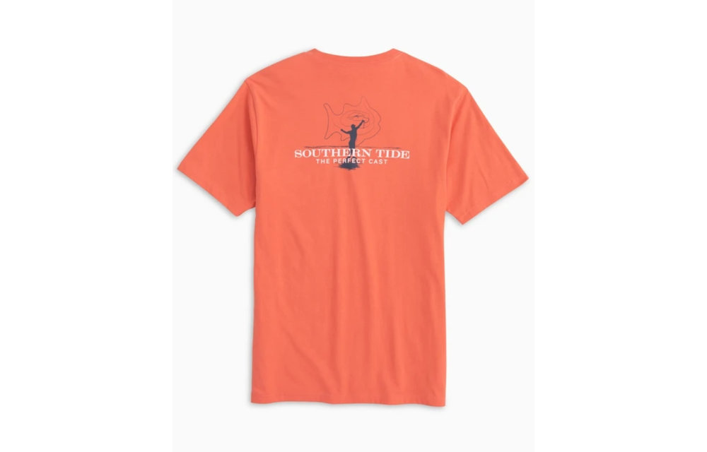 Perfect Cast Short Sleeve T-Shirt-Georgia Peach