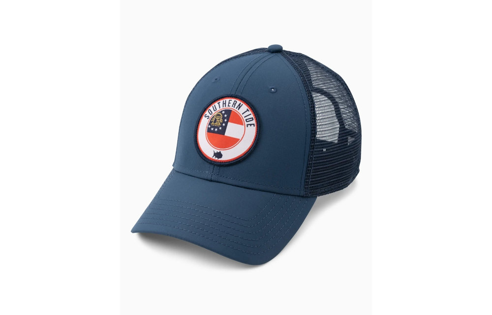 GA Patch Perf Trucker-Seven Seas Blue