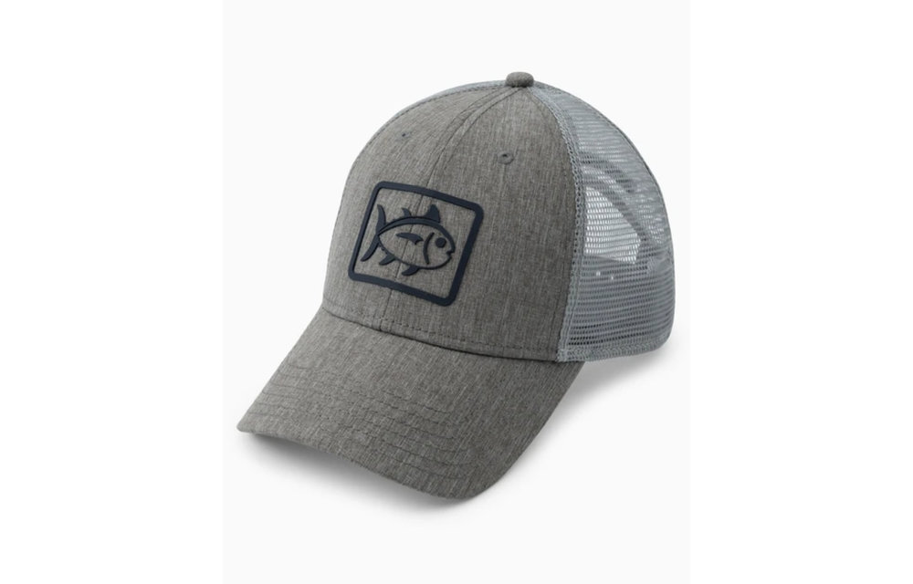 Skipjack Heather Performance Trucker Hat-Heather Dark Grey