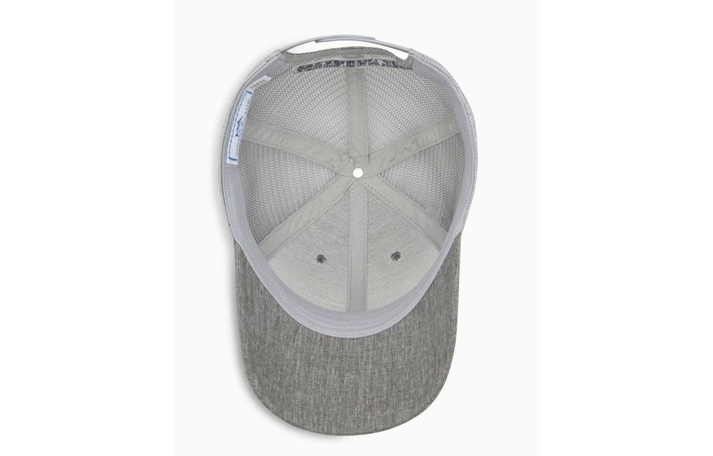 Skipjack Heather Performance Trucker Hat-Heather Dark Grey