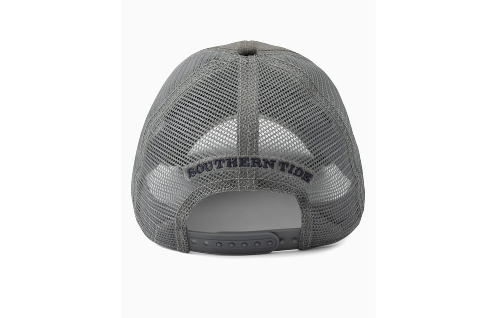 Skipjack Heather Performance Trucker Hat-Heather Dark Grey