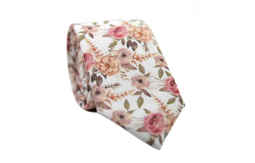 Dazi Necktie - Quicksand Roses