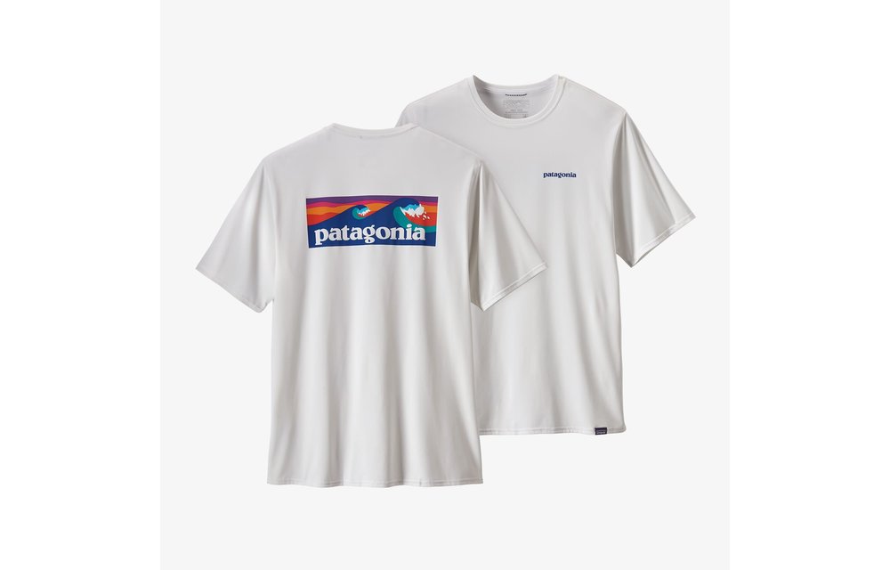 Cap Cool Daily Graphic Shirt Boardshort Logo- BOLW White