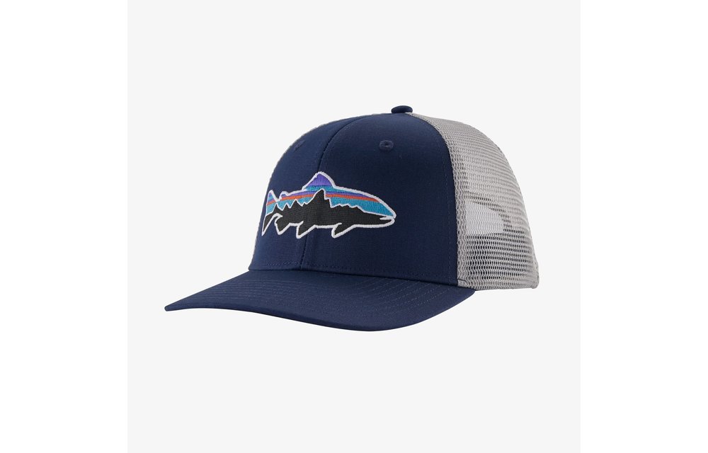 Fitz Roy Trout Trucker Hat-Classic Navy