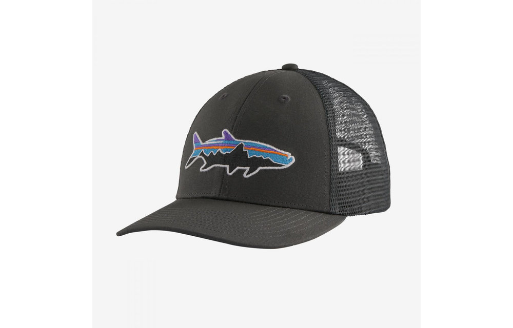 Fitz Roy Fish LoPro Trucker Hat-Forge Grey