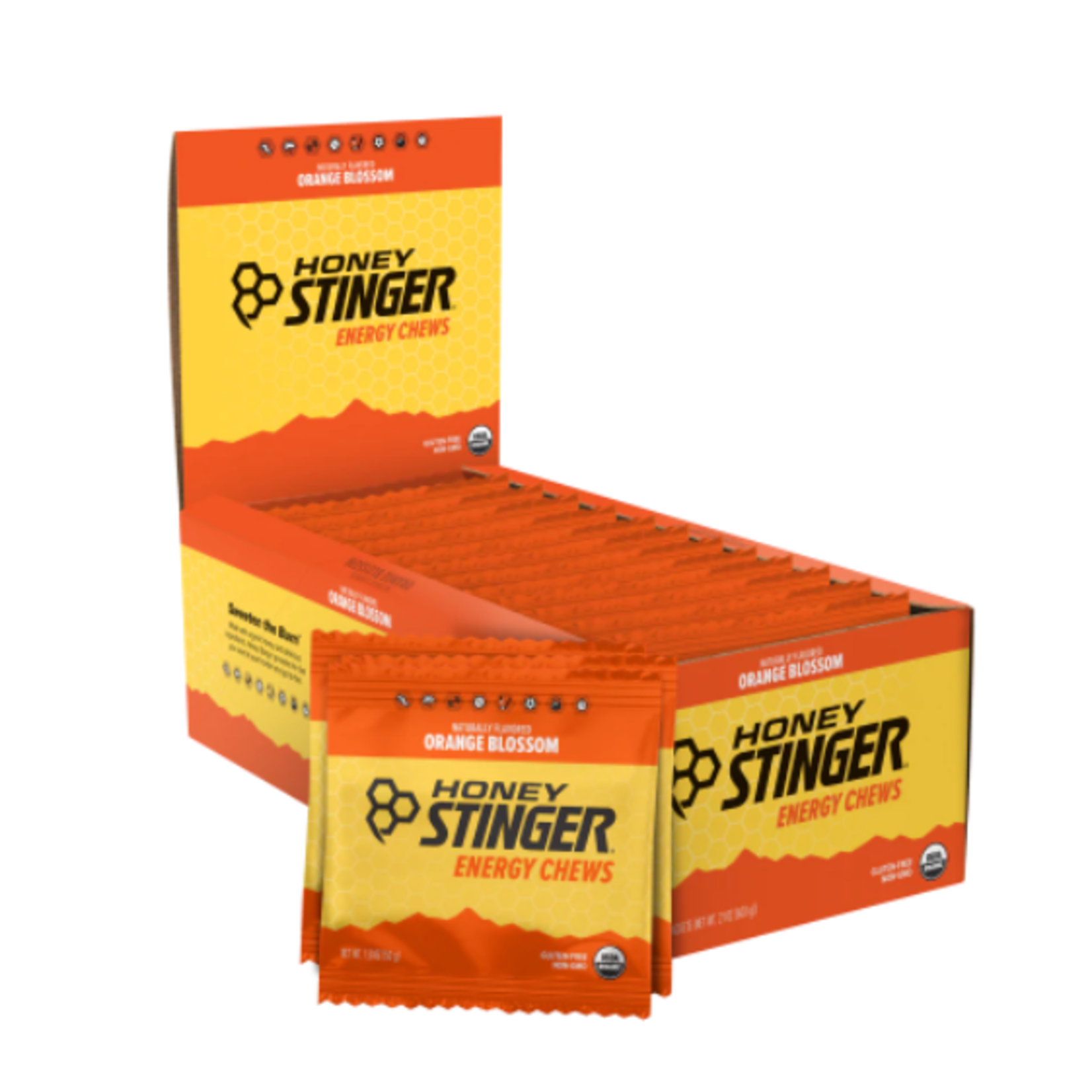 Honey Stinger, Organic Energy Chews, Box of 12 x50g