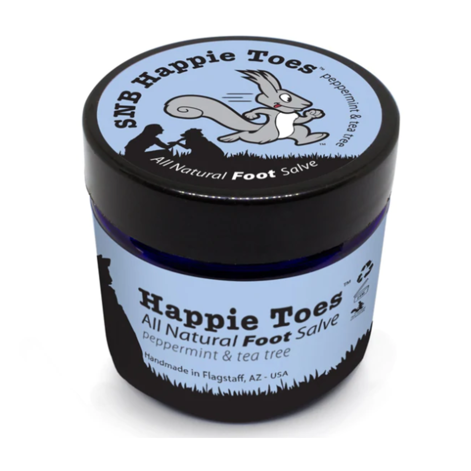 Squirrel's Nut Butter Happie Toes Natural Foot Salve 4oz Tub