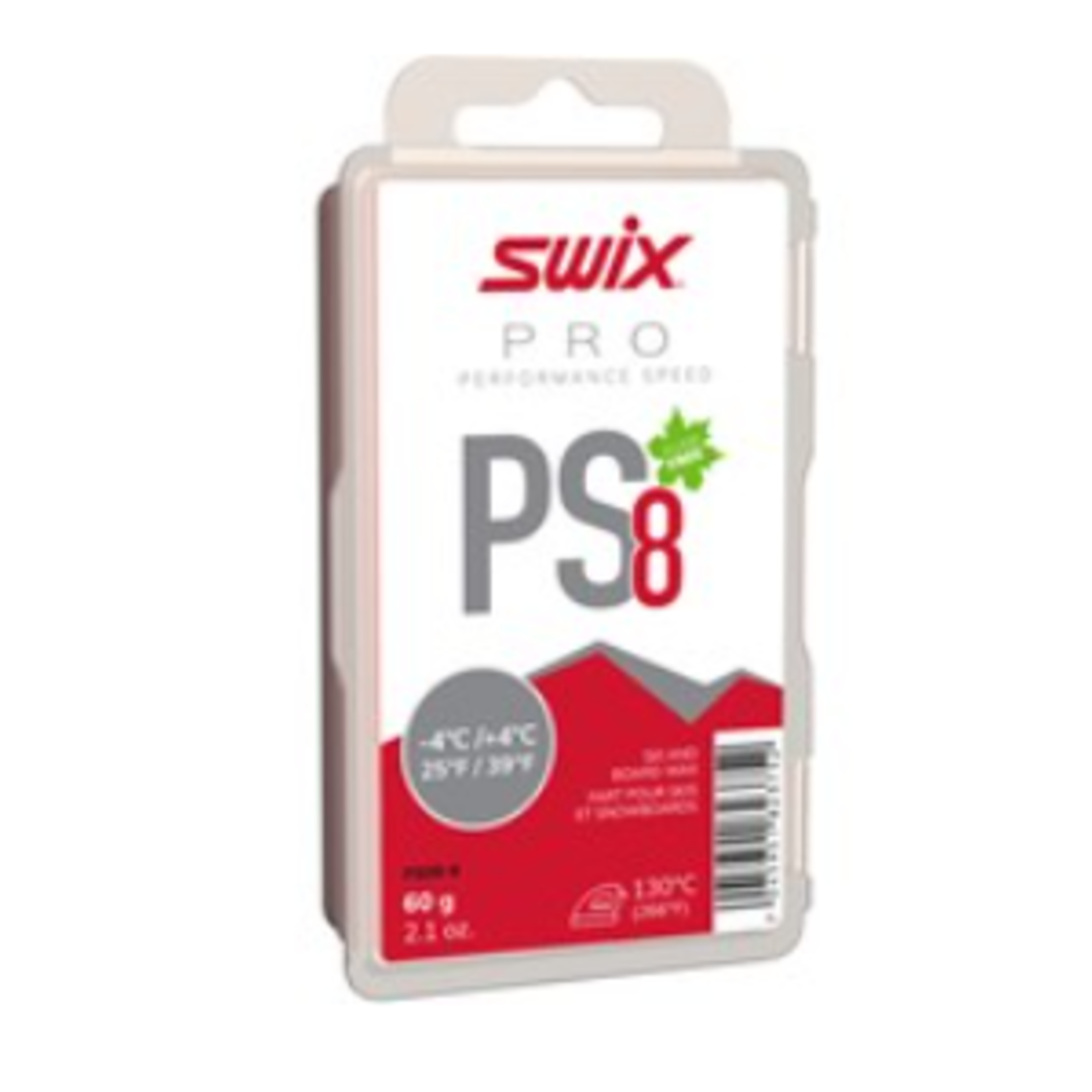 Swix Swix PS8 Red, -4°C/+4°C, 60g