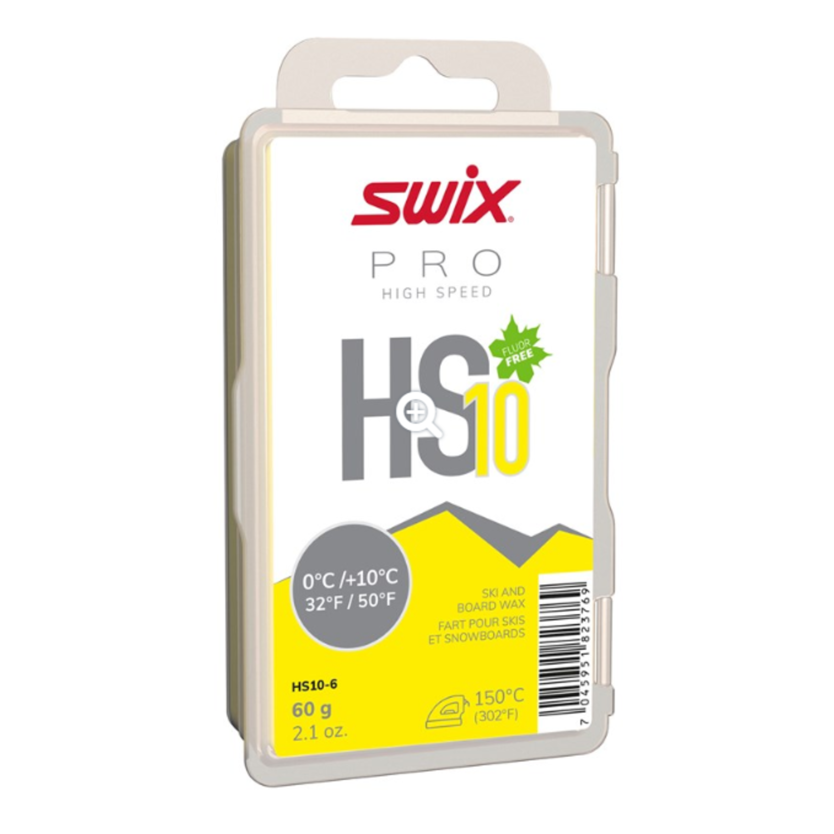 Swix HS10 Yellow, 0°C/+10°C, 60g