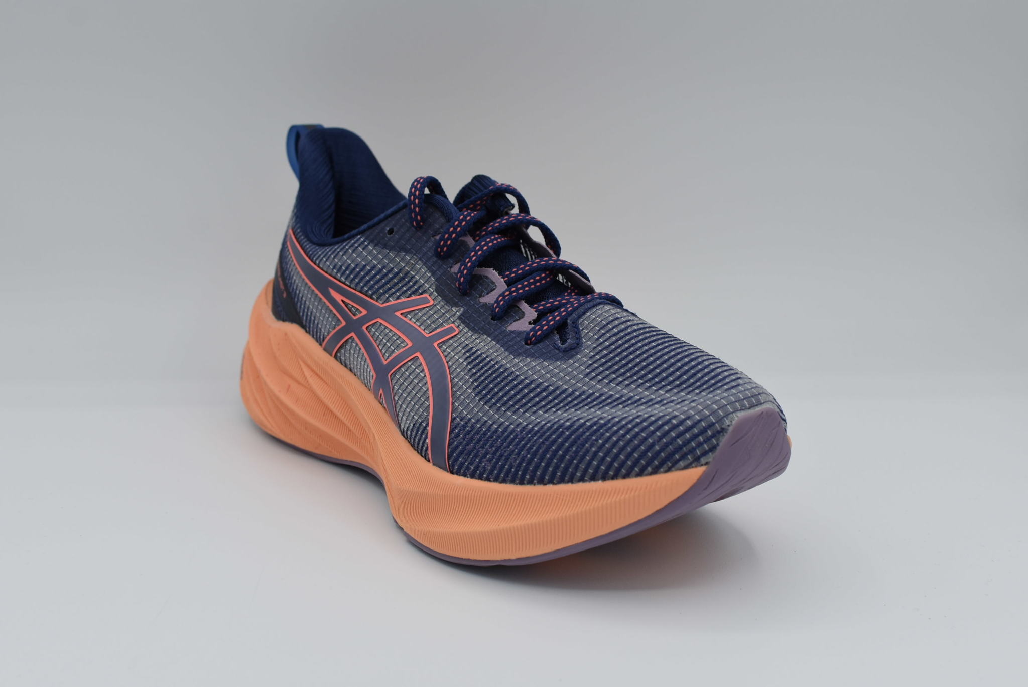  ASICS Women's NOVABLAST 3 LE Running Shoes, 5, Indigo  Blue/Papaya