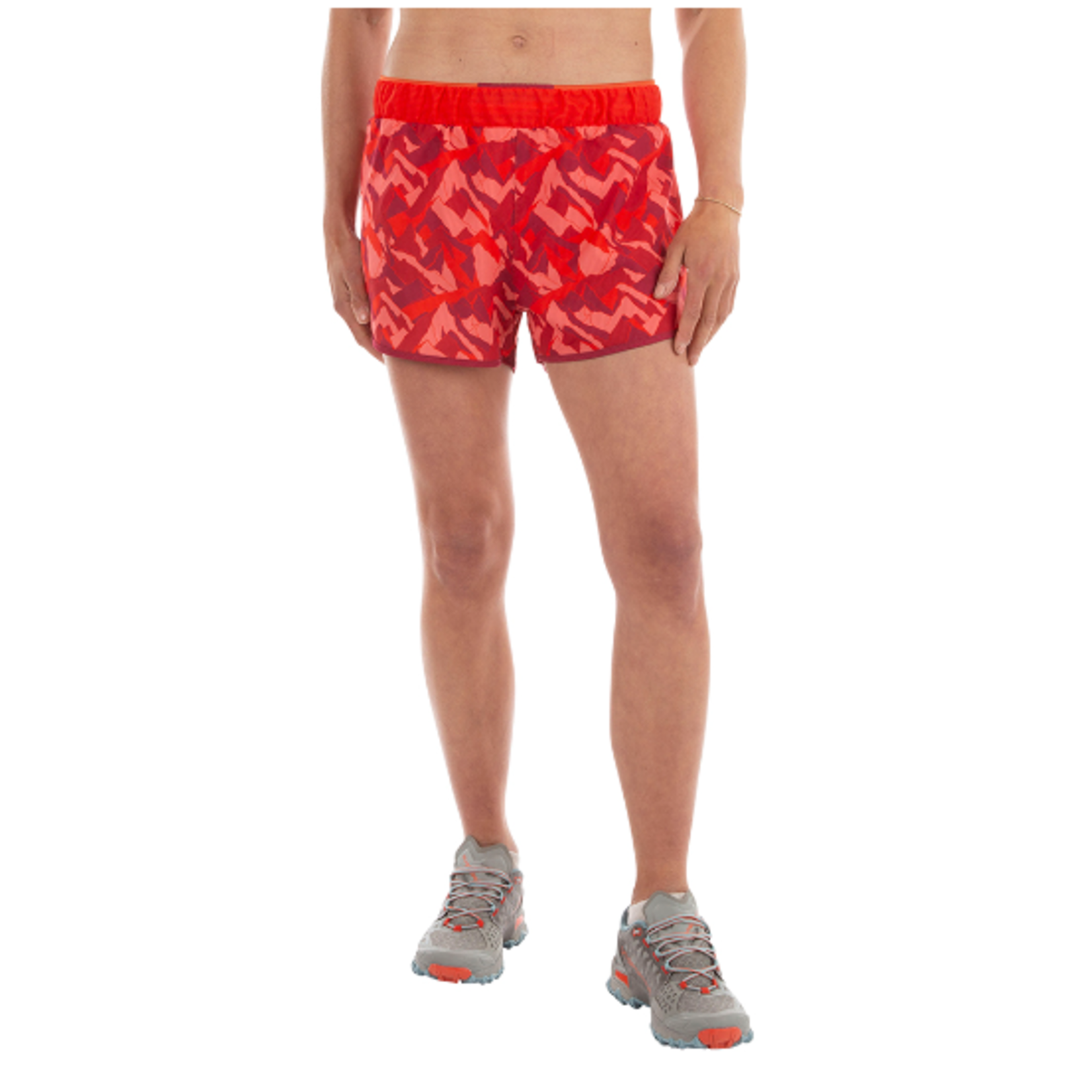 La Sportiva®  Timing Short W Woman - Red - Mountain Running Shorts