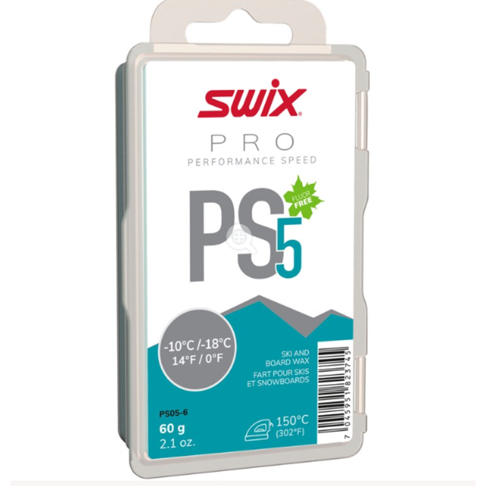 Swix Swix PS5 Turquoise, -10°C/-18°C, 60g